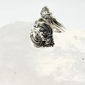 Vintage Sterling Silver Spoon Ring/ El Grandee by Towle